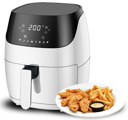 DH-202A SMART HOT HOT AIR CIRCULATION AIR FRYER با 8 برنامه از پیش تعیین شده CE CB GS ETL FDA ROHS LFGB تایید شده